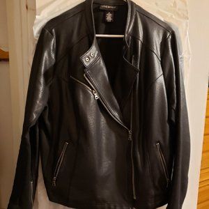 Women's Faux Leather Biker Jacket